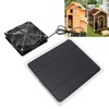 10W Solar Panel Fan Kit Waterproof Cooling Ventilator for Dog