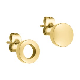 Liebeskind Berlin Ladies’ Stud Earrings, Stainless Steel, Stainless Steel, Gold