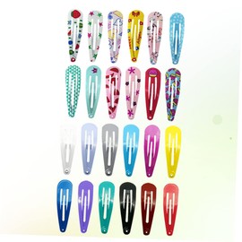 WOONEKY Hair Clips Boys and Girls 120pcs Girls Hairpin Set Oil Drop Hair Clamp Beautiful Prints