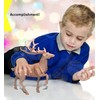 Puzzled 3D Puzzle Deer Wood Craft Construction Model Kit, Fun,