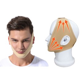 LDS Slender jawline for men, chin fat band, face lifting band, mouth opening prevention band, jaw opening prevention chin cheek skin / 남성용 날렵한 턱선 턱살밴드 얼굴리프팅밴드 입벌림방지밴드 땡김 입벌림방지 턱볼살 스킨