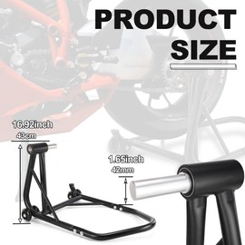 Xitomer 42.4mm Pin Universal Motorcycle Stand Motorcycle Single Side Swingarm Rear Lift Single-Sided Swingarm Lift Stand Fit for Brutale Series, F3 675, F3 800, Turismo Veloce