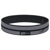 FlipBelt Reflective Running Belt, Black, Medium