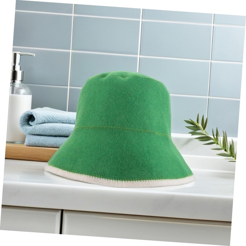 TOVINANNA Absorbent Heat Insulating Hair Drying Cap for Steam Room