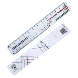 CLPA 12 Inch Flexible No-Math Fibonacci Clear Plastic Ruler: Masterful Design Meets Mathematical Ease
