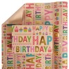 Aimyoo Colorful Birthday Wrapping Paper Roll - 17 Inch X