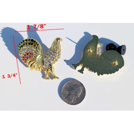 Pin Rooster Pin For Caps And Clothing Enamel Badge Pin Gallo Gallero Pin Mexican Pin Latino Pin Mexico Pin Rooster Farm Pin #3