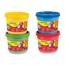 GIOTTO be-bè 4672 00 - Super Fingerfarbe, farbig sortiert, 150 ml (4er Pack)