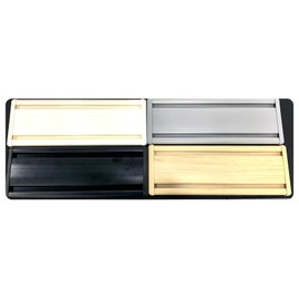 HandiWall Single 50" x 5" Slatwall Panel Basic Tool Kit (Black)