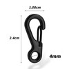 Mini Alloy Carabiner Clip Keychain Tiny Spring Snap Hook Carabiners