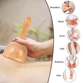 KintKita Wood Therapy Massage Tools 7-in-1, Wooden Lymphatic Drainage Massager Body Cellulite Massage Tool, Maderoterapia Kit Cellulite Massager for Body Sculpting,Contouring,Relief Muscle