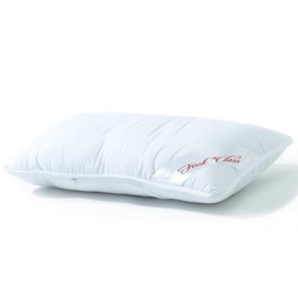 CelinaTex First Class Side Pillow Cover 145 x 40 cm, Pillow 40 x 80 cm, Pillow 80 x 80 cm, Set of 2 Pregnancy Support Pillows, Neck Pillow, Comfortable, Pleasant, Soft, White, 40x70 cm