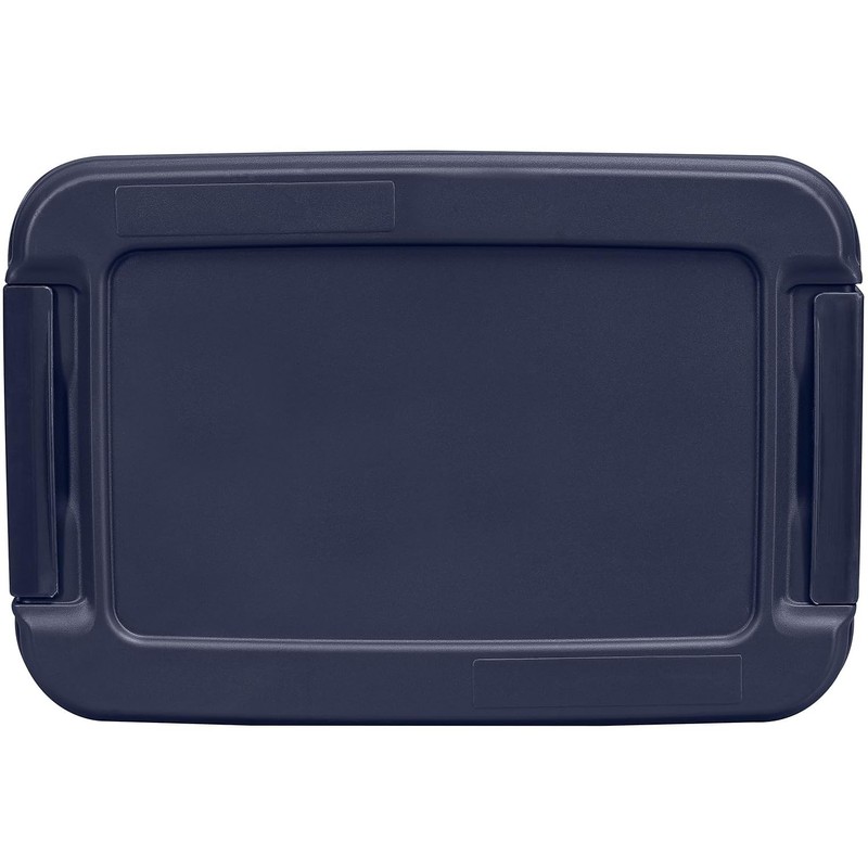 Hefty Home Logic 6.5 Qt. Latch Lid Storage Tote, Clear/White,