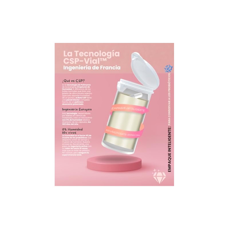 Nsn Probióticos Alta Gama Mujer Formulado Por Dra Friné Velázquez