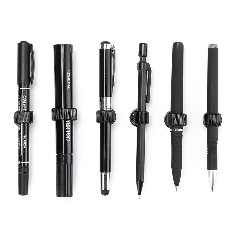 JuxYes 8 Pack Super Strong Magnetic Pen Holders Clips Stainless