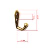 FUXXER® - antique coat hook, towel hook, cast iron brass