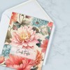 Blooming Pink Note Cards - Set of 12 4 1/4"