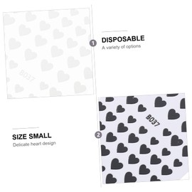 WOONEKY 8sheets Charming Heart Shaped Nail Decals Manicure Stickers for Creative Nail Art Easy Application Material for Parties and Special Occasions