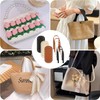 Novocloud 3 Pcs PU Leather Bag Bases with 6 Pcs