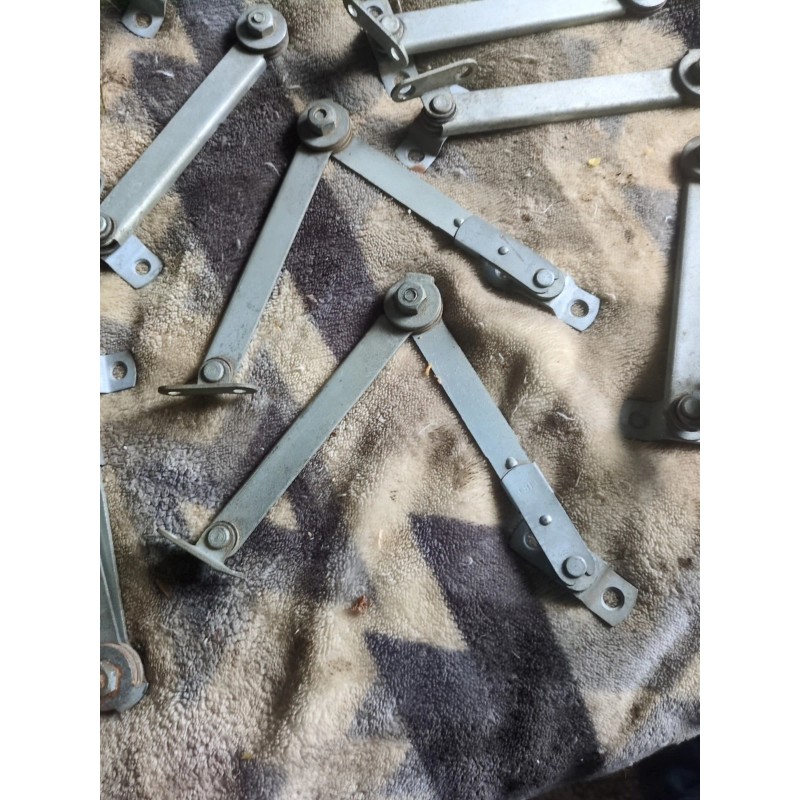 2x Vintage Universal Lid/Door Hinge Support Bracket Many Uses Project