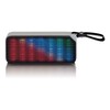 Lenco Bluetooth Lautsprecher BT-191, Tragbarer Stereo, mehrfarbige Lichteffekt, AUX, NFC,