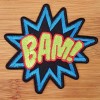 Unbranded BAM! Super Hero Comics Retro Fun Embroidered Iron On