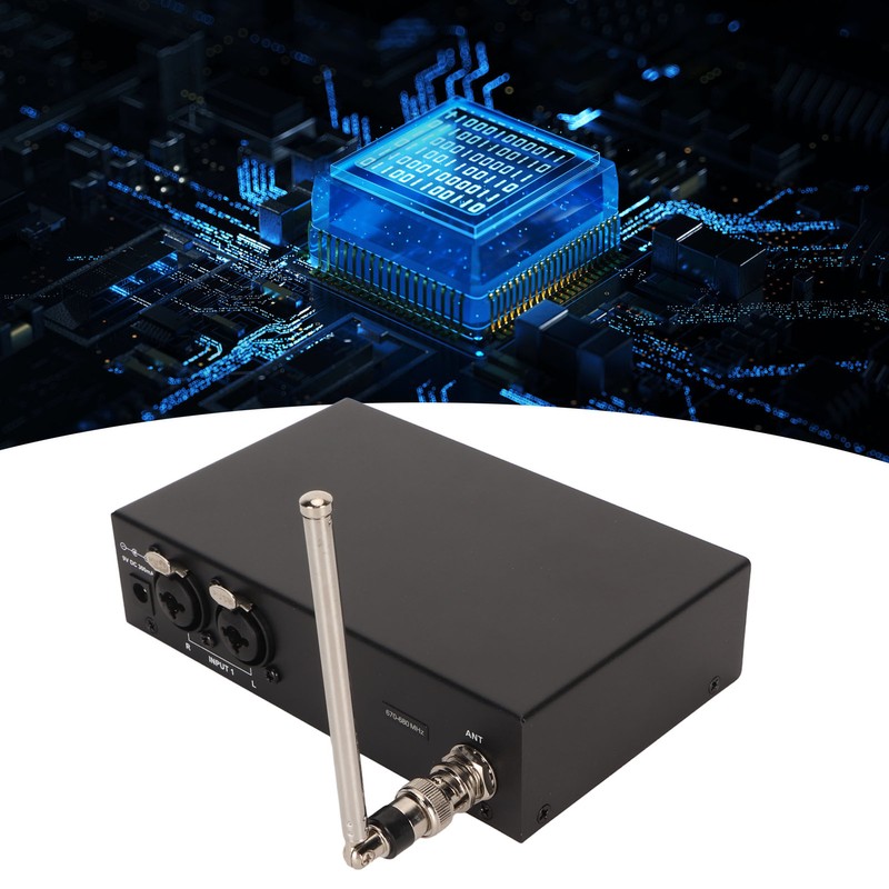 UHF Stereo Wireless Monitor System Professional 670‑680Mhz Wireless IEM System