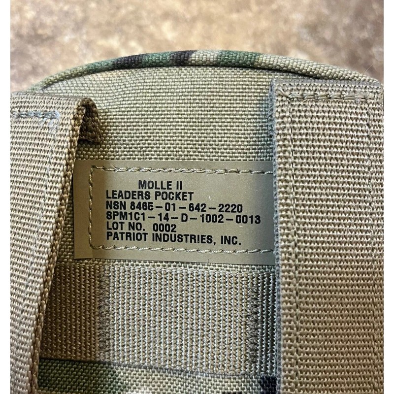 Patriot Industries USGI Molle II Leaders Pocket Admin Pouch Set