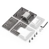 Ranbo Heavy Duty 180 Degree Shower Glass Door Hinge, Solid