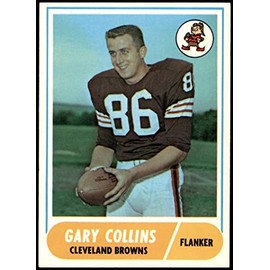 1968 Topps # 128 Gary Collins Cleveland Browns-FB (Football Card) NM/MT Browns-FB Maryland