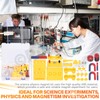 Rustark 53Pcs Science Magnet Kit Physics Electromagnet Experiment Set Labs