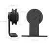 TSMST 12FT Sliding Barn Door Hardware Kit for Double Wood