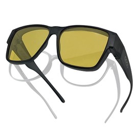 Living out your QOOL Time 45 HD Polarized Fit Over XL Sunglasses Lightweight for Women men UV Protection Square Shades for Driving Riding