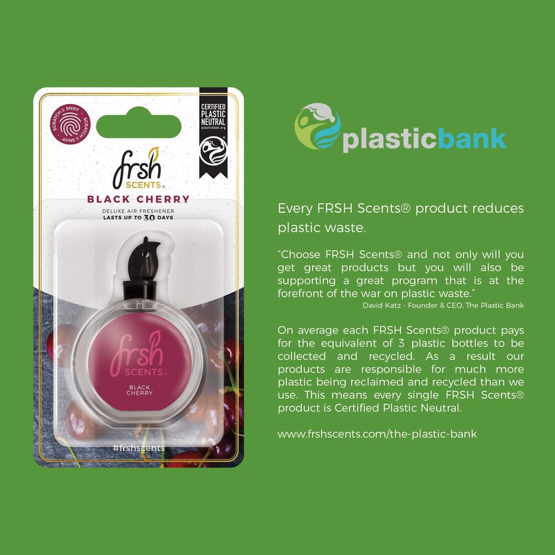 FRSH Scents FR8654 Air Freshener 3D Deluxe Bottle, Black Cherry