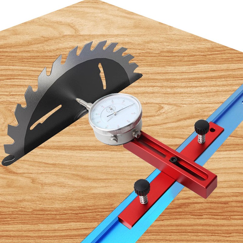 Digital Dial Indicator Table Saw Gauge Long Aluminum Alloy Table