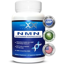 NMN 250mg Capsules Stabilized Nicotinamide Mononucleotide Supplement NAD Plus Support Cellular Energy Healthy Aging Support 60 Count