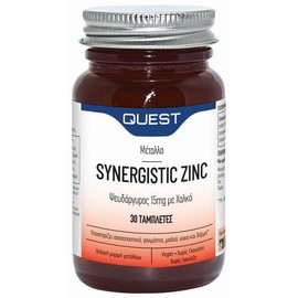 Quest Synergistic Zinc 15 mg with copper 30 tabs