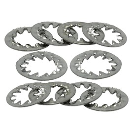 Art Deco Emporium (10 Pack) M10 Internal Teeth Shakeproof Lock Washers for Lighting or Lamp Use