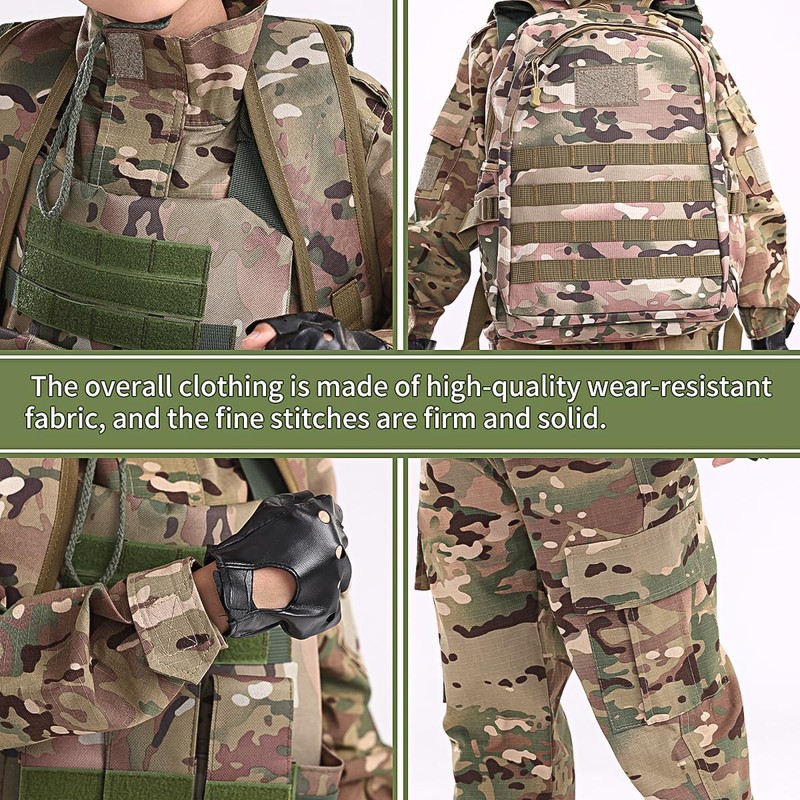 Children's Army Special Forces Clothing Children's Camouflage Single Soldier Clothing