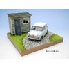 kobaani Model Studio 1/24 suuxi-tosutairusiri-zu and Cobble, Garden Shed, Assembly
