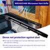 WB34X25406 wb34X25406 Microwave Vent Grille Compatible with GE， Replaces 4465386