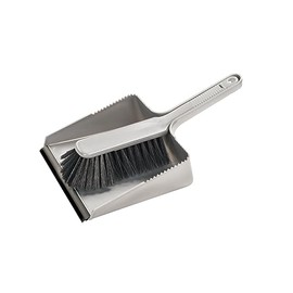 haug bürsten - Dustpan - Ideal for removing any dirt - Colour: Silver - Size: 34 x 18.5 x 7 cm - Made in Germany