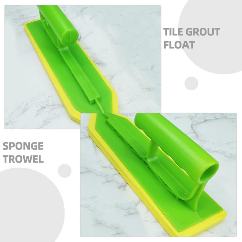 HOMSFOU Rubber Sponge Grout Float Tool Handheld Caulking Trowel for