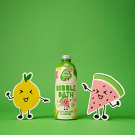 Pacha Soap Co. Kids Bubble Bath, Watermelon Lemonade, 2 Pack - Make Bathtime Fun & Squeaky Clean, Ultra-Concentrated, Foaming, Plant-Based, Vitamin Rich, Non-Toxic, Tear-Free, Recyclable