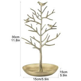 Jewellery Display/Holder-jewellery display stand,necklace display stand,room decor,jewelry stands,New Antique Silver Birds Tree Earring Necklace Bracelets Jewelry Holders Hanging ,jewellery tree