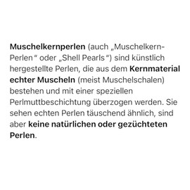Handgemachte Ohrringe 18k Gold vergoldet aus Edelstahl mit H√§ngende Perlen Anh√§nger/Perlen Anh√§nger f√ºr Ohrringe aus Muschelkernperlen (1 paar Creolen mit Anh√§nger)