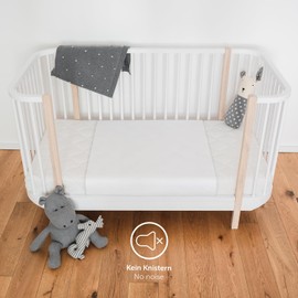Laleni Inkontinenzunterlage wasserdicht & atmungsaktiv 70x100 cm für Babys | Molton Matratzenauflage 2er Set aus Baumwolle | Matratzenschoner | Inkontinenz Bettunterlage | Wickelauflage 70x100 cm