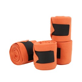 Horse Leg Wraps, Lamb Leg Wraps 4Pcs Equestrian Leg Bandage Wrap Set Wraps For Horses Self Adhesive Double Sided Fleece Horse Leg Bandages For Training Exercising (#4)