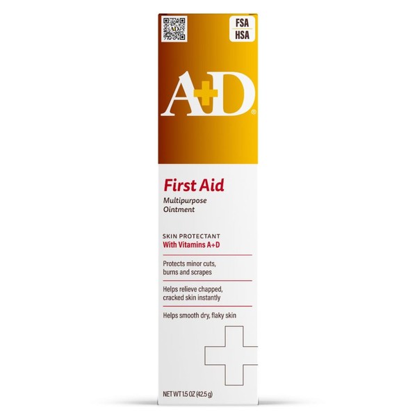 A+D First Aid Healing Ointment - Moisturizing Skin Protectant for