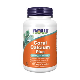 Now Foods Coral Calcium Plus Veggie Capsule Gluten Free, Pill Capsule, General Purpose, 100 Tablets, 1 Piece / 나우푸드 코랄 칼슘 플러스 베지 캡슐 글루텐 프리, 알약캡슐, 범용, 100정, 1개